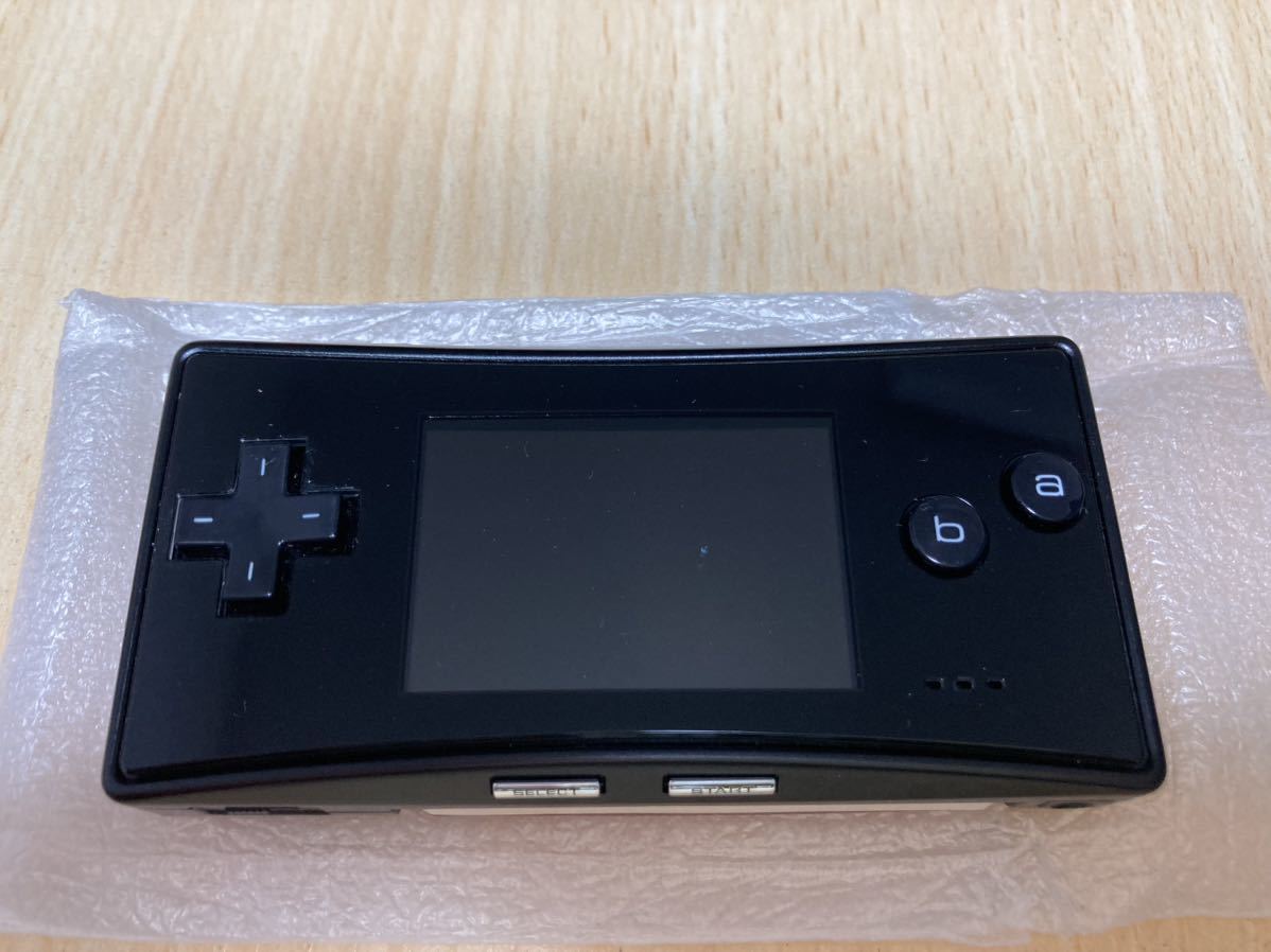 新品電池交換済み　美品　ゲームボーイミクロ　ブラック　付属品完備　Nintendo ニンテンドー 任天堂 _画像3