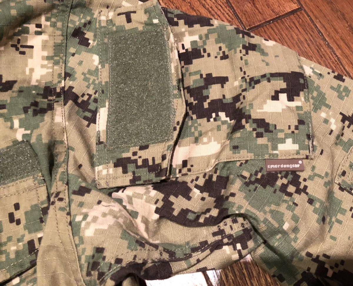 エマーソン NWU AOR2 上下 レプリカ リップストップ加工 米軍 米 エマーソン NWU AOR2 上下 レプリカ リップストップ加工 米軍 米