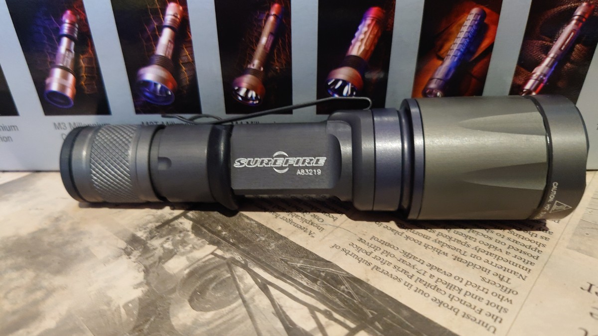 【美品】SUREFIRE L5 Digital Lumamax 2セル6V KL5LEDヘッド 100ルーメン シュアファイア 検（6P M2_画像3