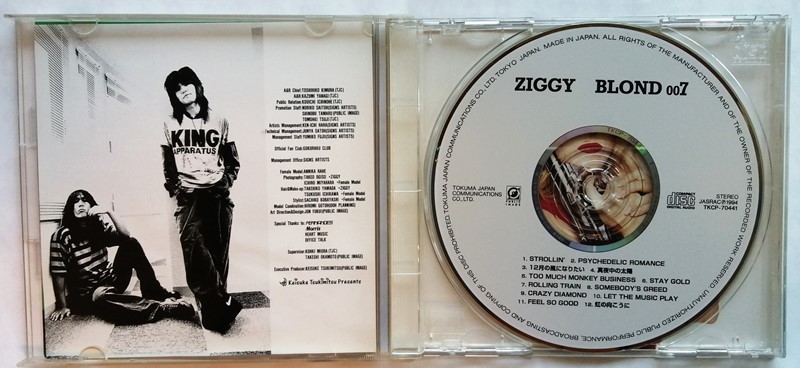 中古CD ZIGGY 『 BLOND 007 』品番：TKCP-70441_画像4