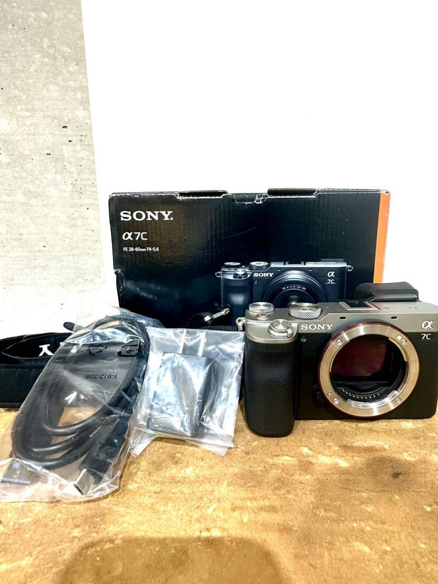 売り切り　SONY a7c ミラーレス 一眼　ボディ　シルバー　おまけ付き　smallrig_画像1