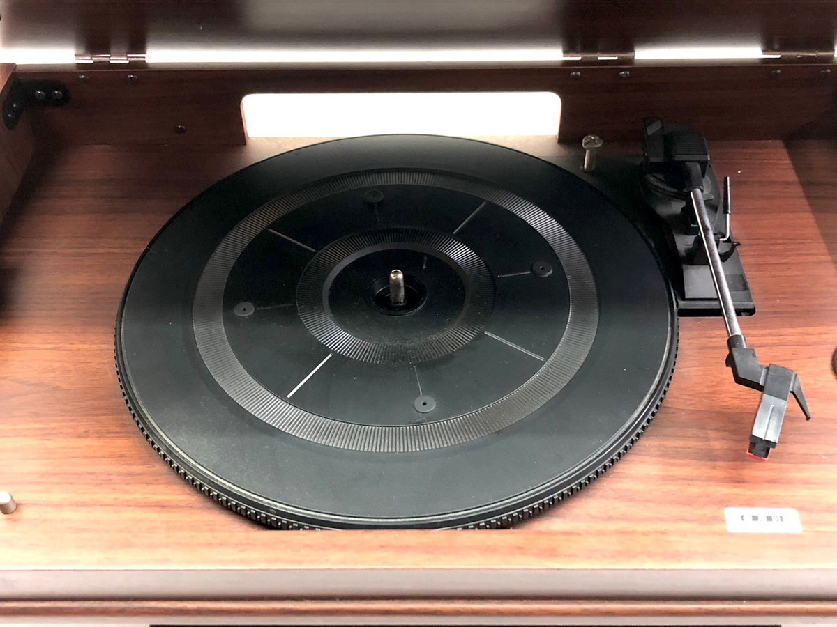 2312-28　COLUMBIA GP-38 コロンビア レコード CD TAPE AM/FM オーディオ 卓上型 ステレオシステム_画像3