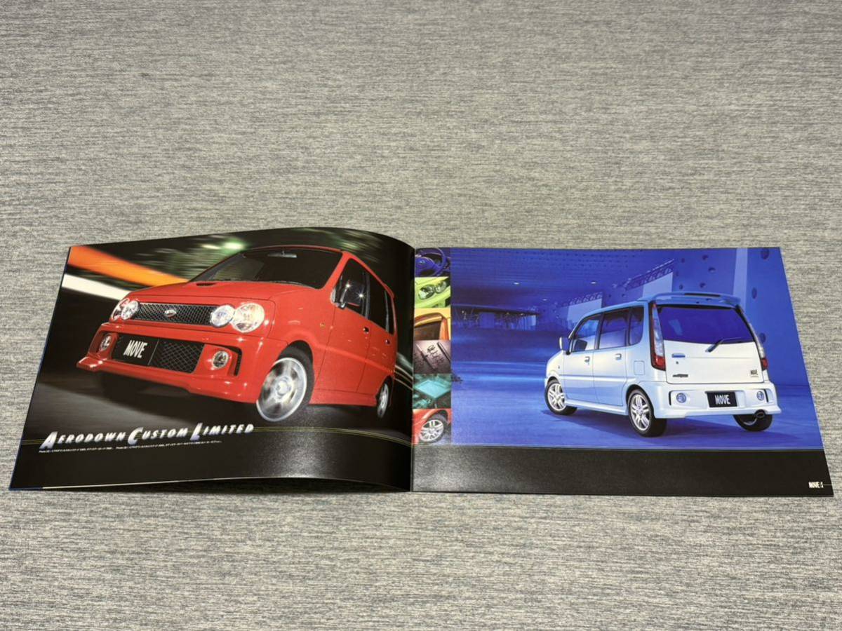 【旧車カタログ】 2001年 ダイハツムーヴ カスタムシリーズ L900/910系 オプションカタログ付き！_画像3