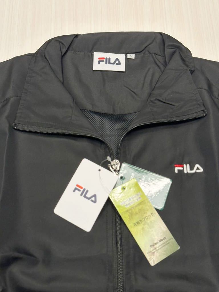 (送料無料)新品未使用品 FILA フィラ 花粉ブロック ノースリーブジャケット☆サイズM 胸囲88〜96身長165〜175☆素材 ポリエステル100%_画像5