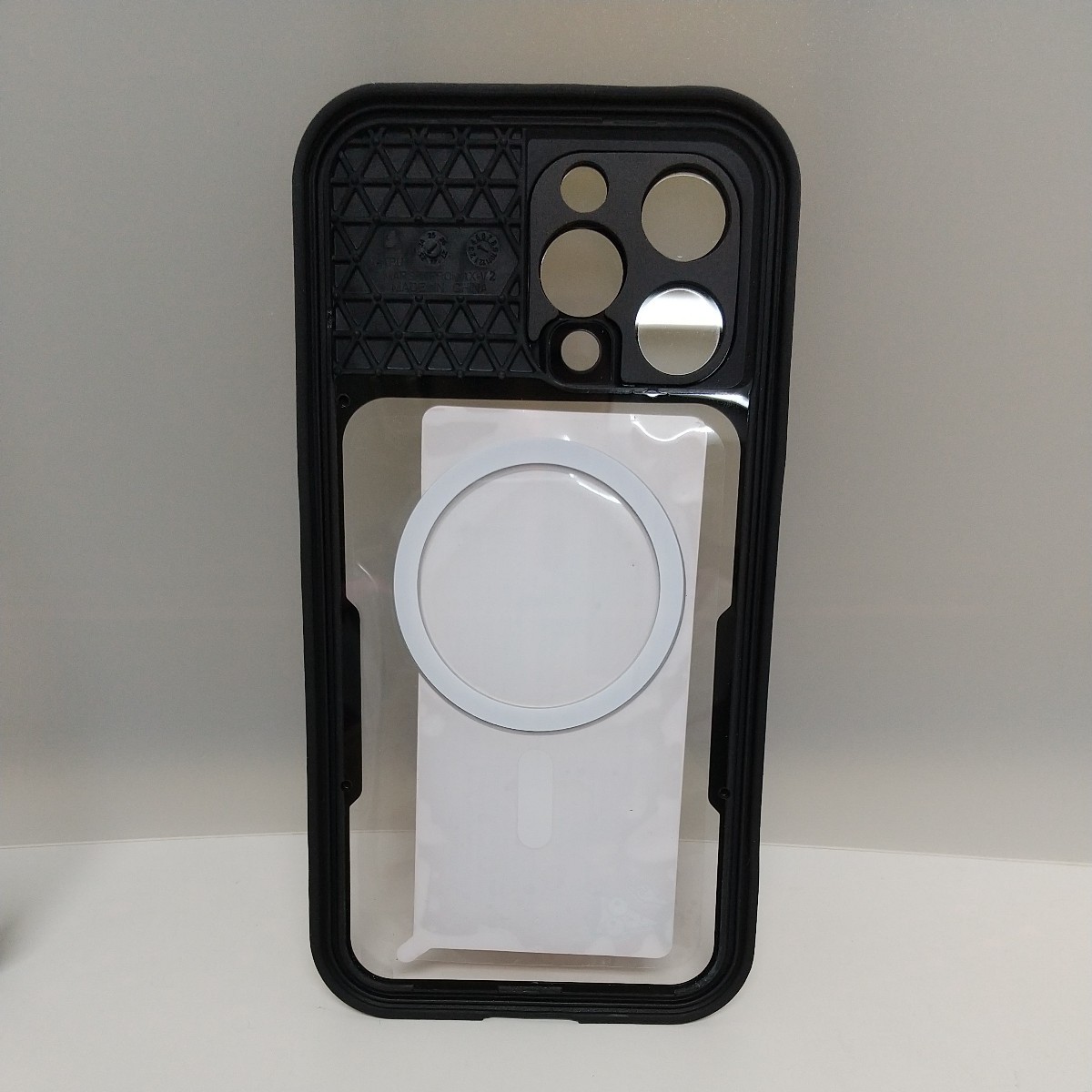 y122008fm iPhone 14 Pro Max ケース 防水 耐衝撃 IP68 防水 防塵 MagSafe 対応 全面保護 ワイヤレス充電対応 ブラック_画像7