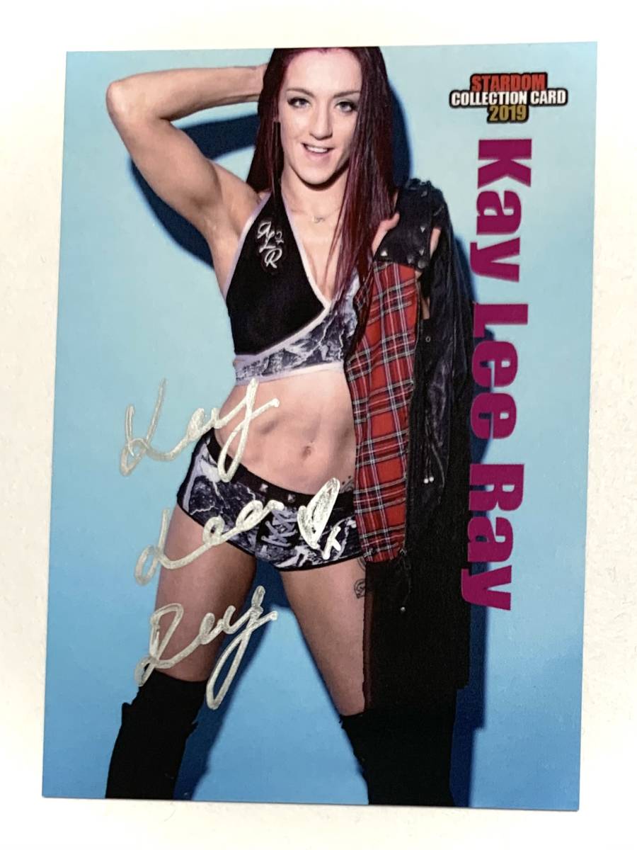 STARDOM ☆ KAY LEE RAY Autographed Card_画像1