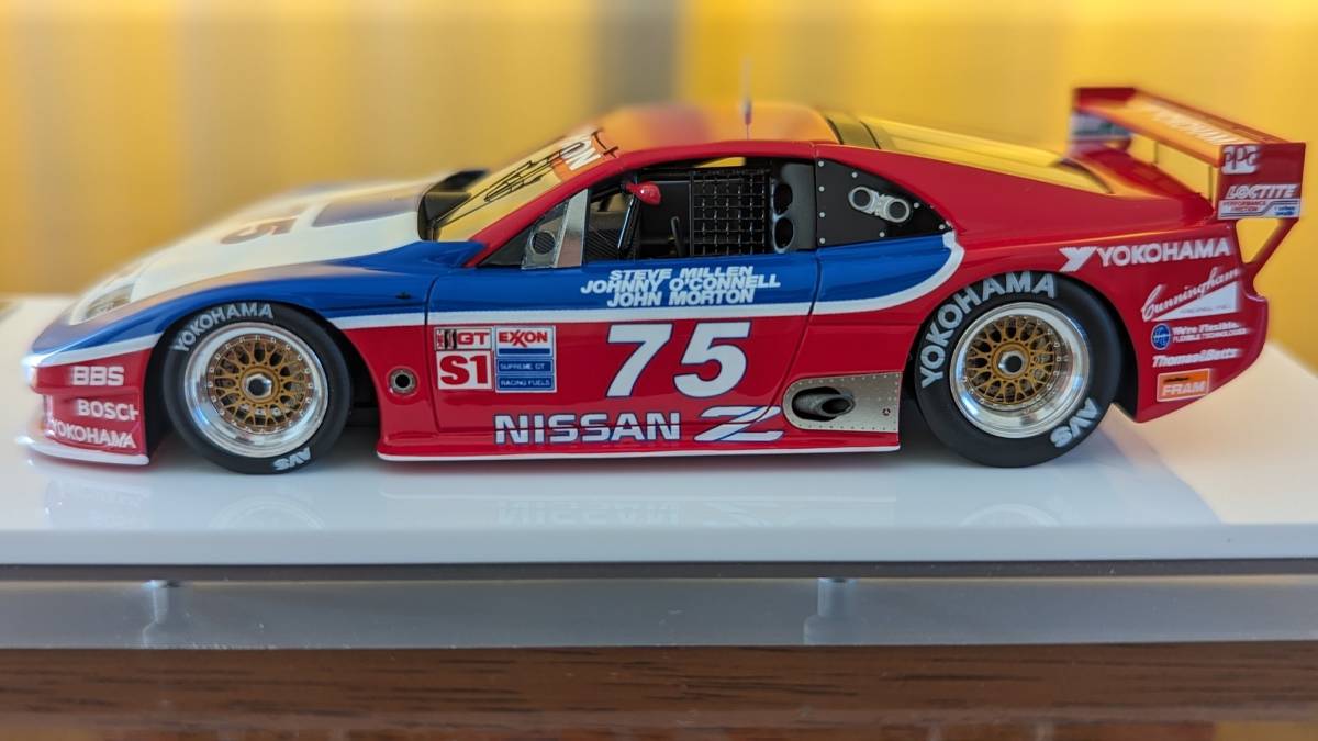 Make Up VISION VM235 1/43 NISSAN 300ZX IMSA GTS Sebring 12h 1995 No.75 Class Winner Limited 150pcs._画像2