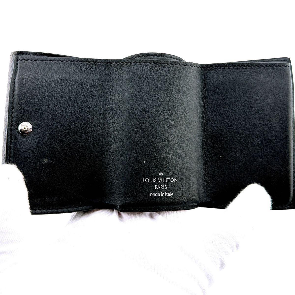 ルイヴィトン M45417 モノグラムエクリプス ディスカバリー 三つ折り財布