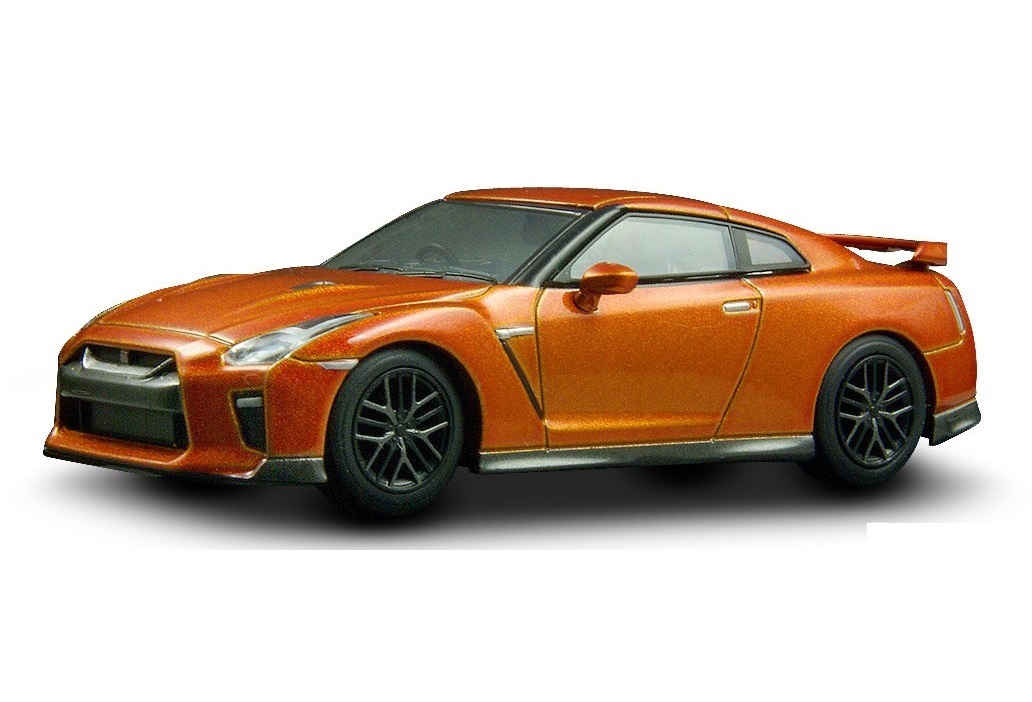 ★未開封★京商 1/64 日産 NISSAN GT-R R35（MY2017）オレンジ（橙色）★日産 ミニカーコレクション【NISSAN GT-R & NISSAN GT-R NISMO】★_サンプル画像