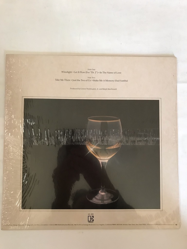 ■USオリジ■GROVER WASHINGTON JR.-クローバー・ワシントン・Jr./WINELIGHT 1980年 米ELEKTRA シュリンク＋HYPEステッカー！_画像4