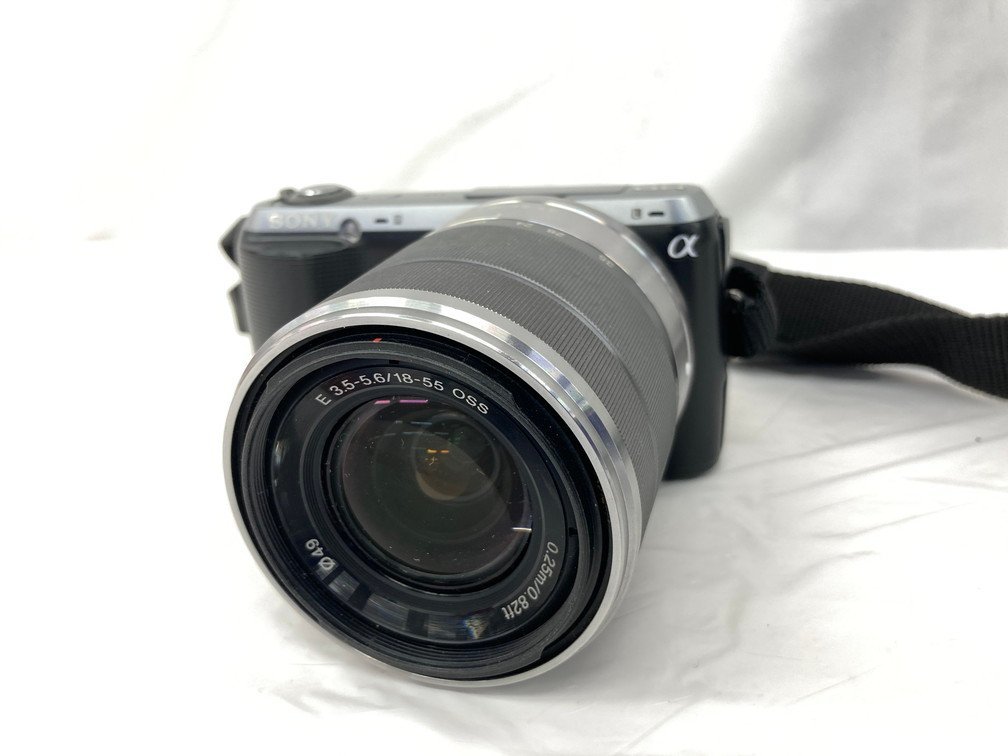 SONY ソニー　一眼レフデジタルカメラ　α NEX-C3　ストラップ付き【BKBC8072】_画像2