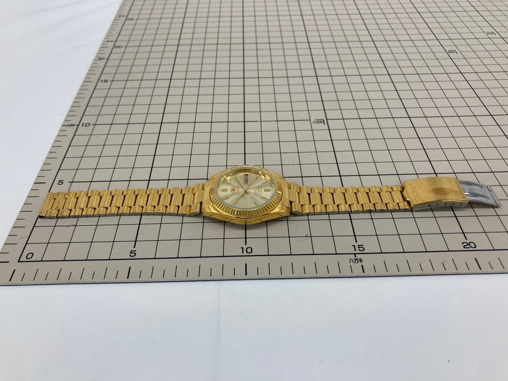 ORIENT オリエント　腕時計　Crystal　21JEWELS　SS　469GR5-7A　自動巻き　カレンダーあり【BLAA7012】_画像5