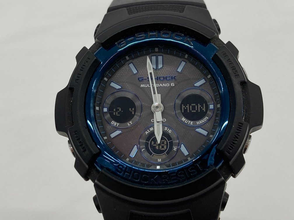 CASIO G-SHOCK カシオ Gショック　 腕時計　電波ソーラー搭載 遮光分散型ソーラーパネル採用　 AWG-100 M【BLAD7044】_画像1