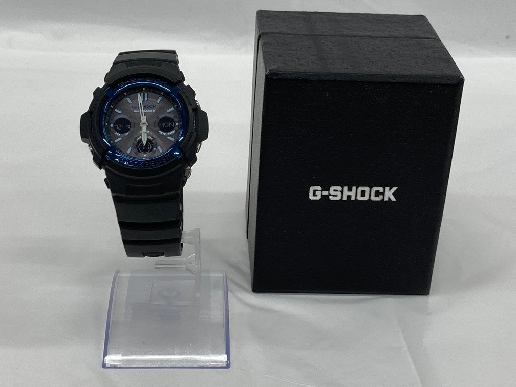 CASIO G-SHOCK カシオ Gショック　 腕時計　電波ソーラー搭載 遮光分散型ソーラーパネル採用　 AWG-100 M【BLAD7044】_画像2