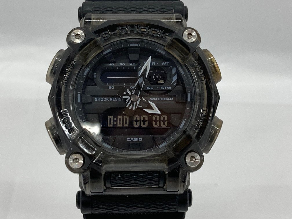 CASIO カシオ　G-SHOCK　スケルトンブラック　5637 　GA-900SKE　【BLAD7034】_画像1