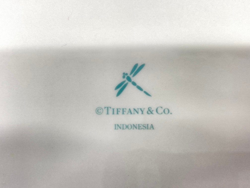 Tiffany & Co. ティファニー リボン プレート 皿【BLAE2071】_画像4