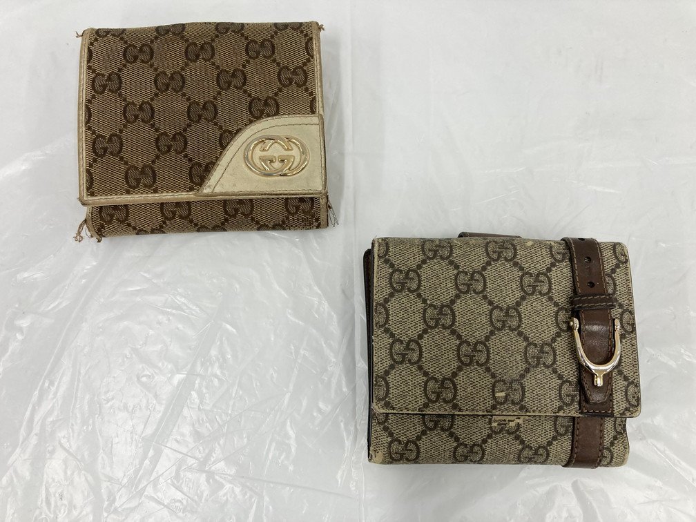 財布 等 おまとめ　LOUIS VUITTON モノグラム ミュルティクレ6　エピ ポルトフォイユサラ　GUCCI 二つ折り財布　他【BLANA005】_画像4