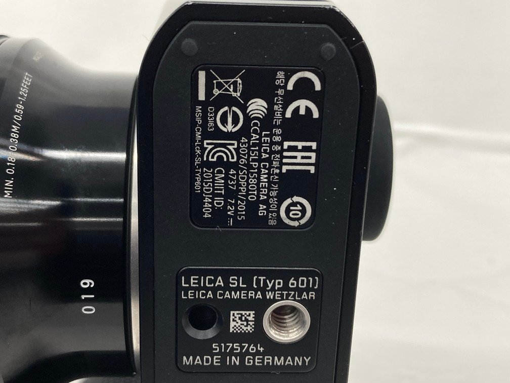 LEICA ライカ SL Typ 601 カメラ 一眼レフ レンズ シグマ 24-70mm 1:2.8 DG DN 説明書付き 通電確認済み【BLAP1033】_画像5