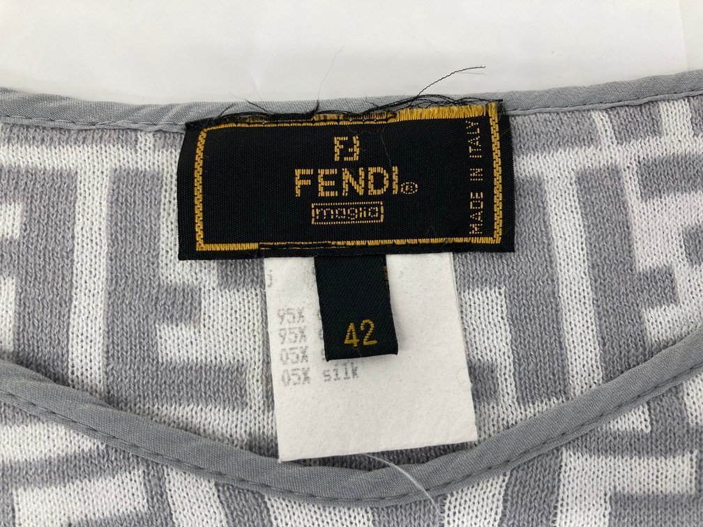 FENDI フェンディ メンズ セーター グレー【BLAQ1036】_画像3