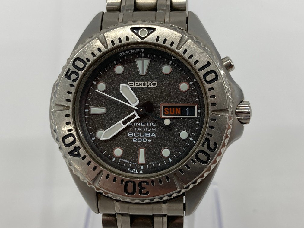 SEIKO KINERTIC セイコー　キネテック　5M63-0B40 不動【BLAU8026】_画像1