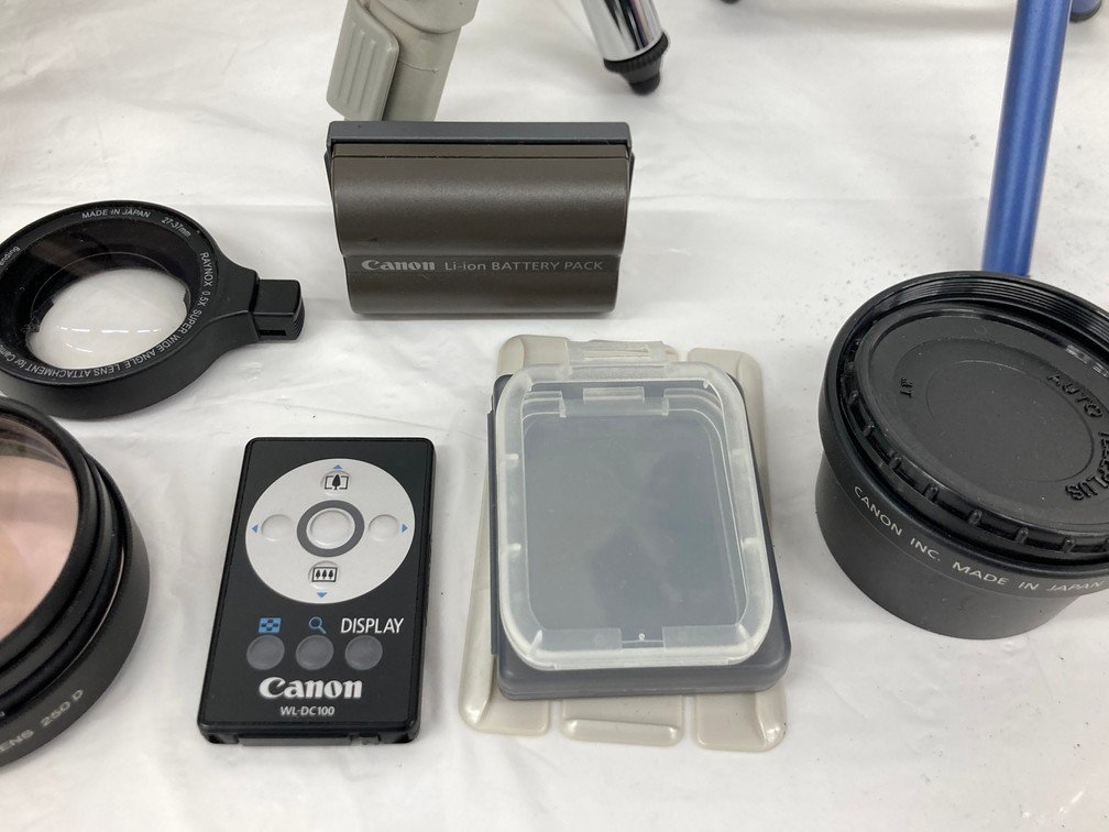 カメラ 小物 備品 canon キャノン ストロボ カメラバッグ ケンコー レンズ RAYNOX 三脚 他 おまとめ 【BLAV1028】_画像10