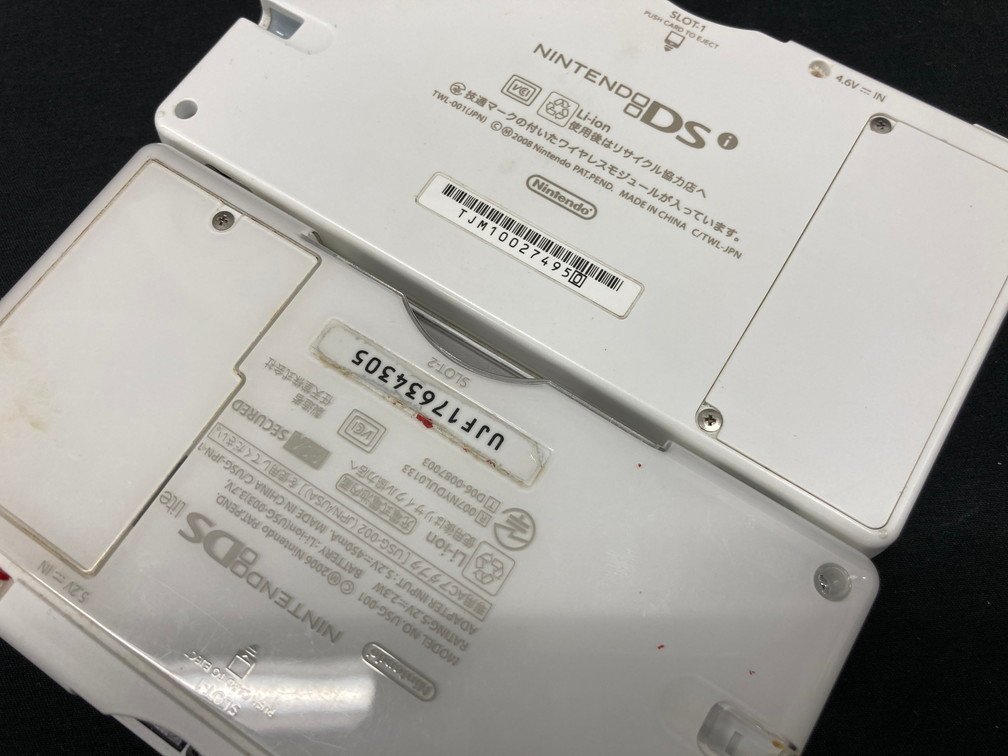 NINTENDO ニンテンドー DS lite 本体 USG-001×3 / DS i 本体 TWL-001 おまとめセット 通電未確認【BLAY7016】_画像7