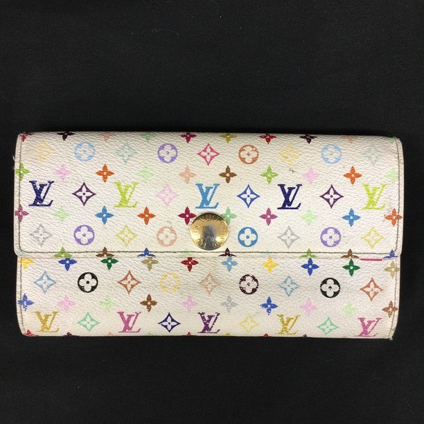 LOUIS VUITTON ルイ・ヴィトン マルチカラー ポルトフォイユサラ M9374/TS1190【BLAD9018】_画像1