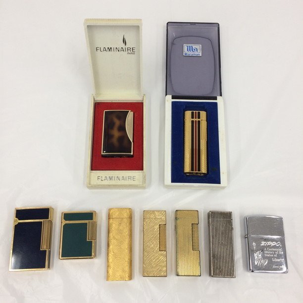 S.T.Dupont/Dunhill/Cartier/ZIPPO 他 ライター おまとめ【BLAR9064】_画像1