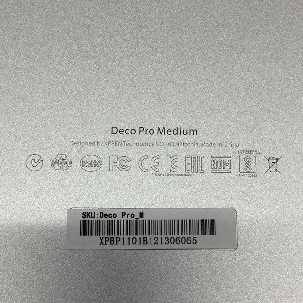XP-PEN Deco Pro Midium ペンタブレット ペンタブ 箱付【BLAU8042】_画像6
