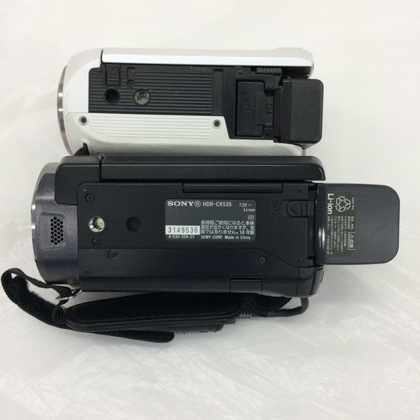 デジタルビデオカメラ まとめ セット SONY HDR-CX535 / Panasonic HC-W580M【BLAW8018】_画像5