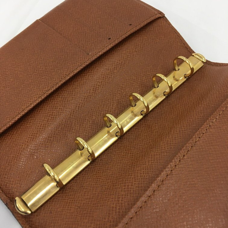 LOUIS VUITTON ルイヴィトン モノグラム アジェンダPM R20005 CA0997 手帳カバー【BKBB0036】_画像6