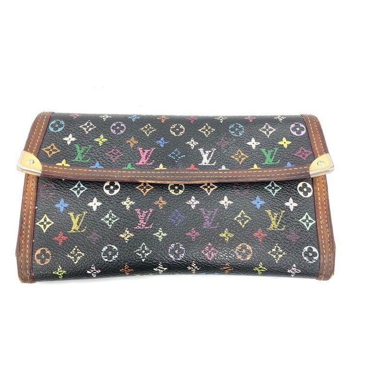 Louis Vuitton　ルイヴィトン　財布　マルチカラー　ポルト トレゾールインターナショナル　M92658/TH0065【BKAZ6032】_画像1