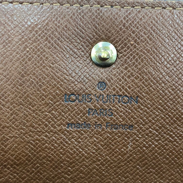 LOUIS VUITTON ルイ・ヴィトン モノグラム ポルトフォイユ・インターナショナル M61217/MB0064【BLAA6050】_画像6