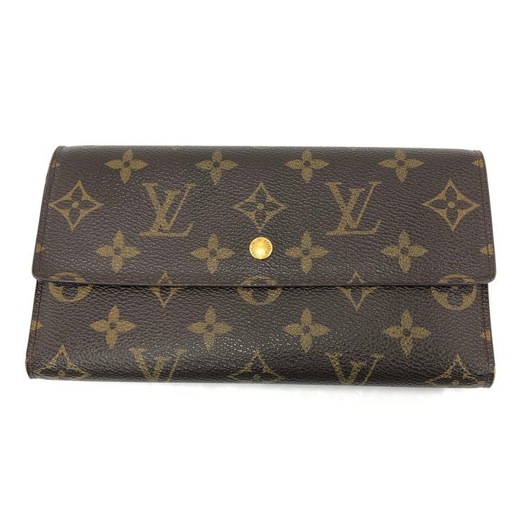 LOUIS VUITTON ルイ・ヴィトン モノグラム ポルトフォイユ・インターナショナル M61217/MB0064【BLAA6050】_画像1