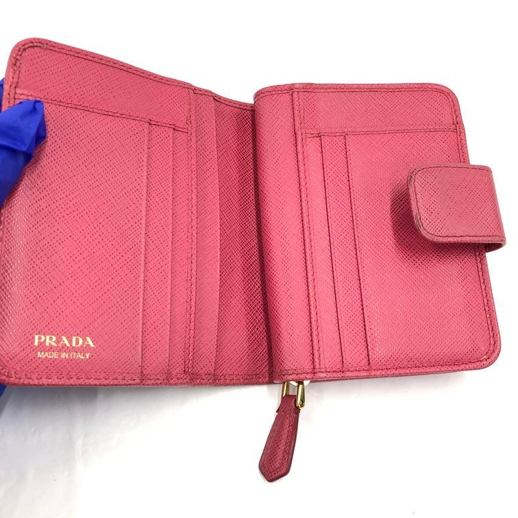 PRADA プラダ 財布 ピンク サフィアーノ 1ML018【BLAD6094】_画像6