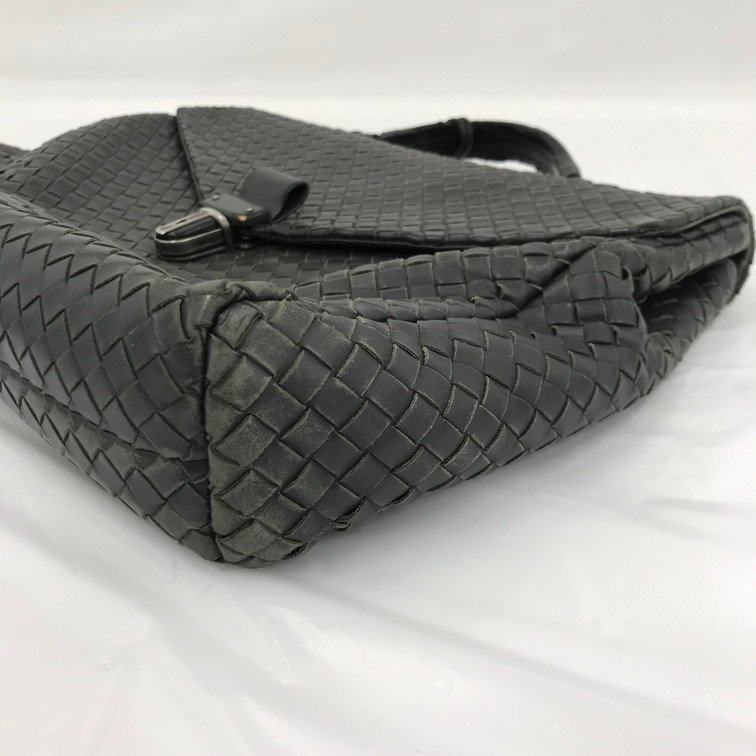 BOTTEGA VENETA ボッテガヴェネタ ビジネスバッグ 黒 イントレチャート 【BLAF3084】_画像5