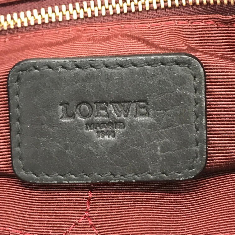 LOEWE ロエベ　ショルダーバッグ　ヘリテージ　ブラック【BKBC7055】_画像7