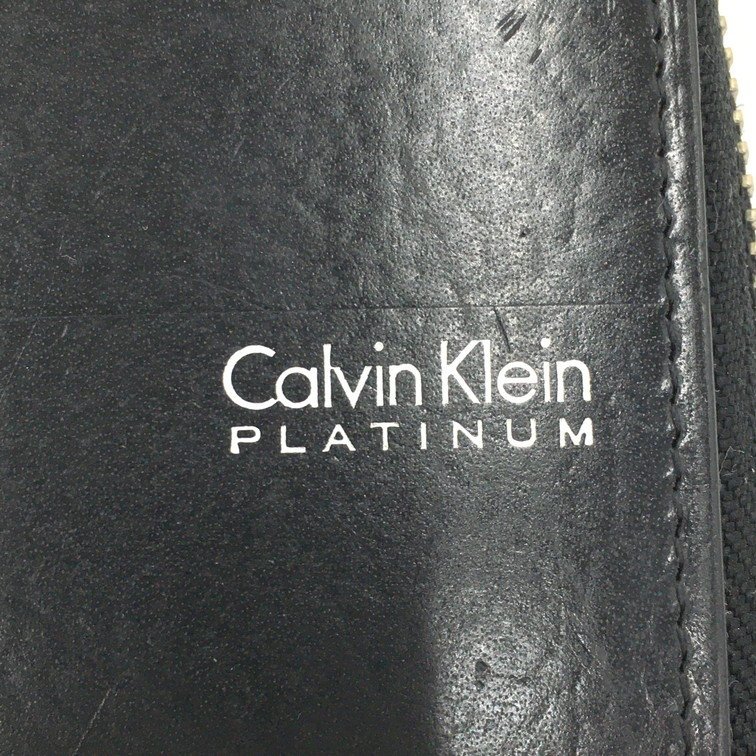 Calvin Klein　カルバンクライン　長財布　ラウンドファスナー　ブラック【BLAL3005】_画像7