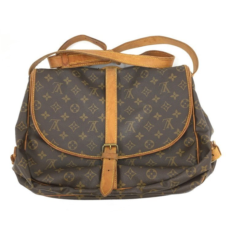 Louis Vuitton　ルイヴィトン　モノグラム　ソミュール43　ショルダーバッグ　M42252/FH0930【BLAL3084】_画像2