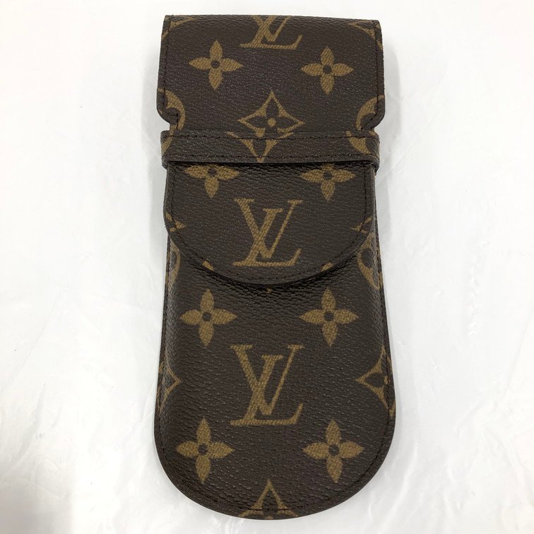 LOUIS VUITTON ルイヴィトン モノグラム エテュイリュネット・ラバ メガネケース M62970/SN1024【BLAO3004】_画像1