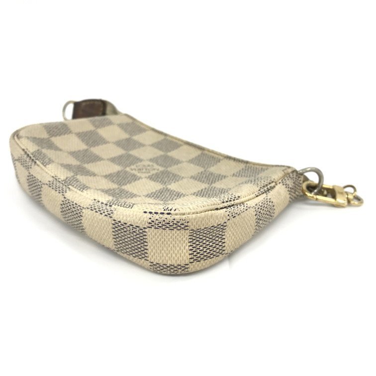 LOUIS VUITTON ルイ・ヴィトン ダミエ・アズール ミニポシェット・アクセソワール N58010/FL1027【BLAU4002】_画像5