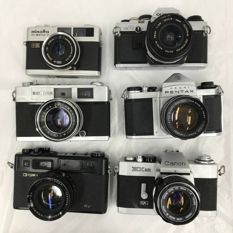 カメラ　12点おまとめ　ペンタックス ASAHI PENTAX SV　オリンパス OLYMPUS OM 10　コニカ KONICA auto S2　他【BLAR9002】_画像3