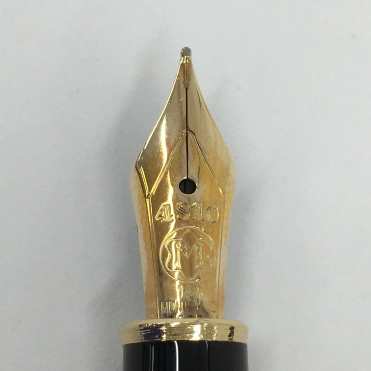 MONTBLANC MEISTERSTUCK モンブラン マイスターシュテュック 万年筆 4810ペン先F 14K 刻印有【BLAY3098】_画像3