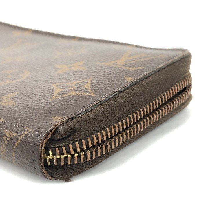 Louis Vuitton　ルイヴィトン　財布　モノグラム　ジッピーウォレット　M60017/CA5100　ジャンク品【BLAY6048】_画像4