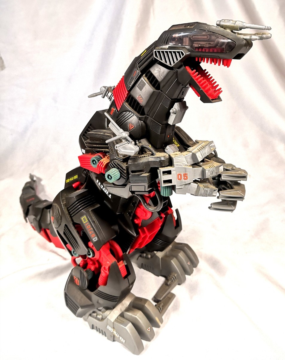 トミー 旧ゾイド ZOIDS 「EPZ-06 デスザウラー 超大型電撃機械獣」部品欠品有 歩行OK 頭部発光OK 当時物 100円スタート_画像1