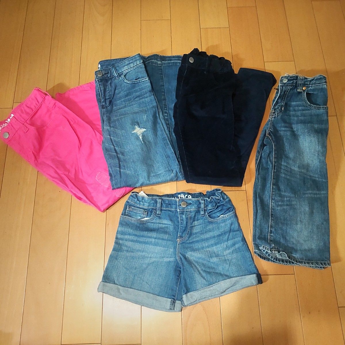 GAP KIDS ボトムス5本セット 中古 サイズ10 140cm