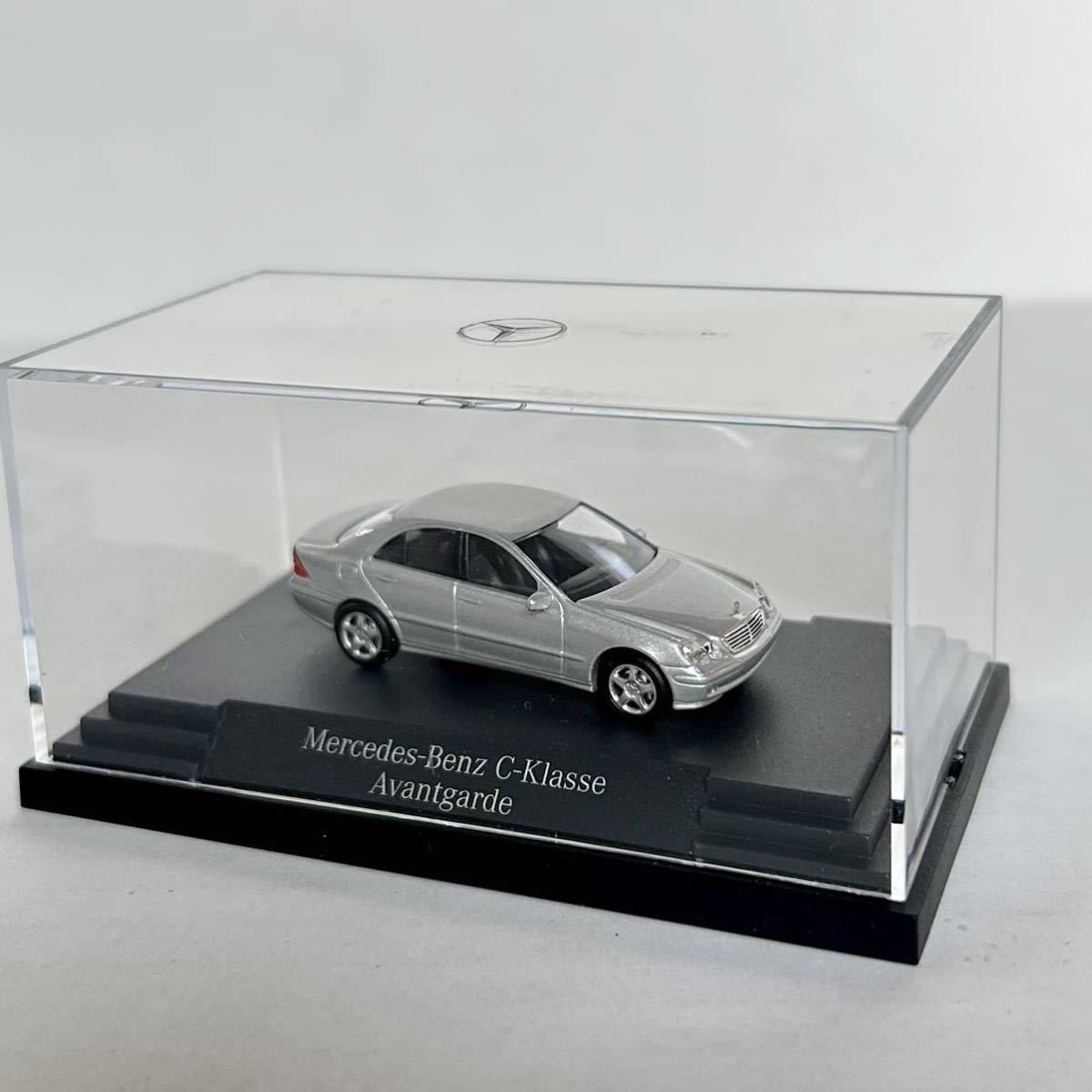 美品 BUSCHブッシュ 1/87【メルセデスベンツ Cクラス アヴァンギャルド】Mercedes-Benz C-Klasse Avantgarde シルバー　アバンギャルド_画像6