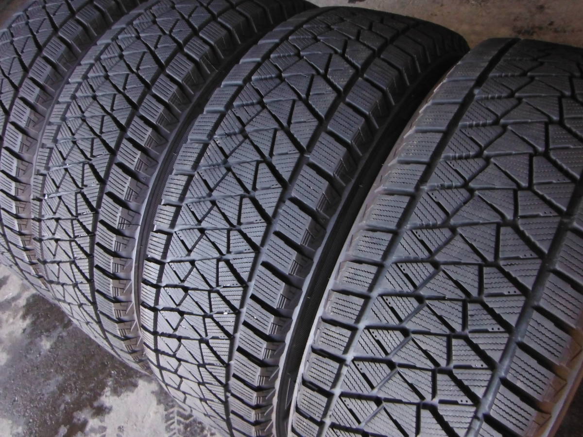 P2434 送料無料 4本SET価格 バリ溝 225/65R17 ブリヂストン スタッドレス BS BLIZZAK DM-V2 225/65-17 225/65/17 エアーチェック済!_画像6