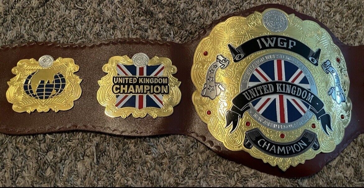 海外 送料込み 　高品質　IWGP United Kingdom　プロレス　レスリング　チャンピオンベルト　 　レプリカ　_画像1