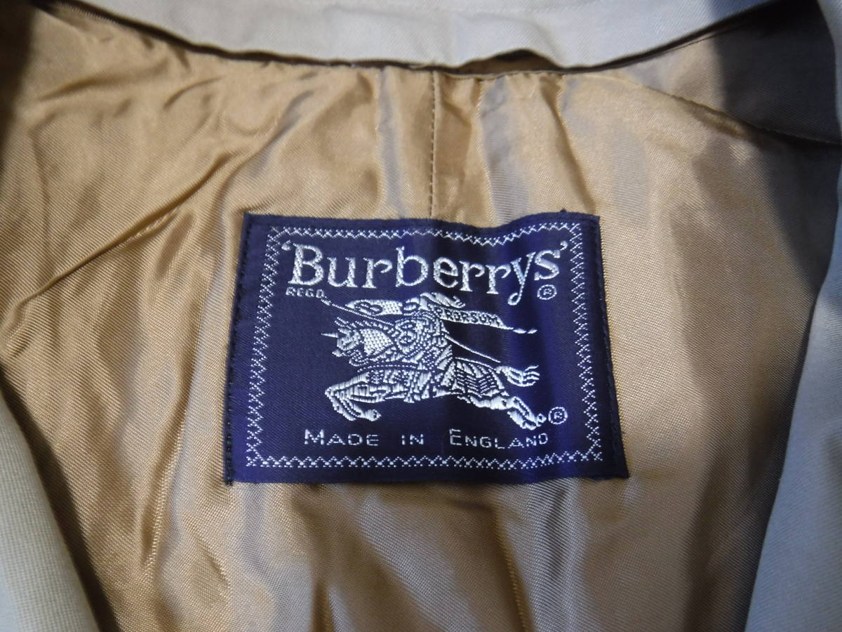 BURBERRYS　バーバリーズ　コート　イングランド製　ライナー付き　ノバチェック　バーバリー_画像7